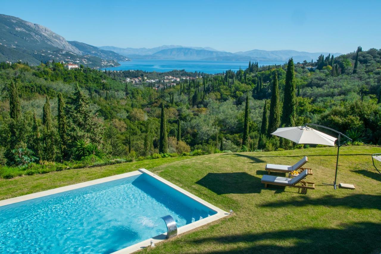 Ionian Sea View Villa By Whitedreamvillas Kato Korakiana المظهر الخارجي الصورة