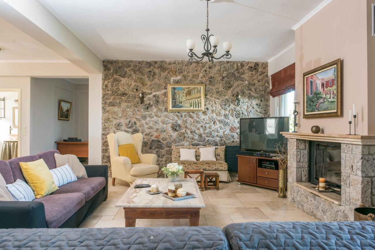 Ionian Sea View Villa By Whitedreamvillas Kato Korakiana المظهر الخارجي الصورة