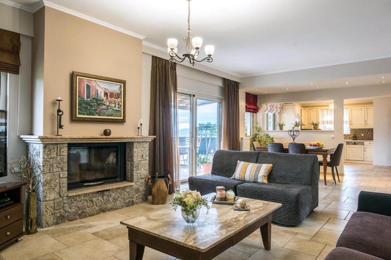 Ionian Sea View Villa By Whitedreamvillas Kato Korakiana المظهر الخارجي الصورة