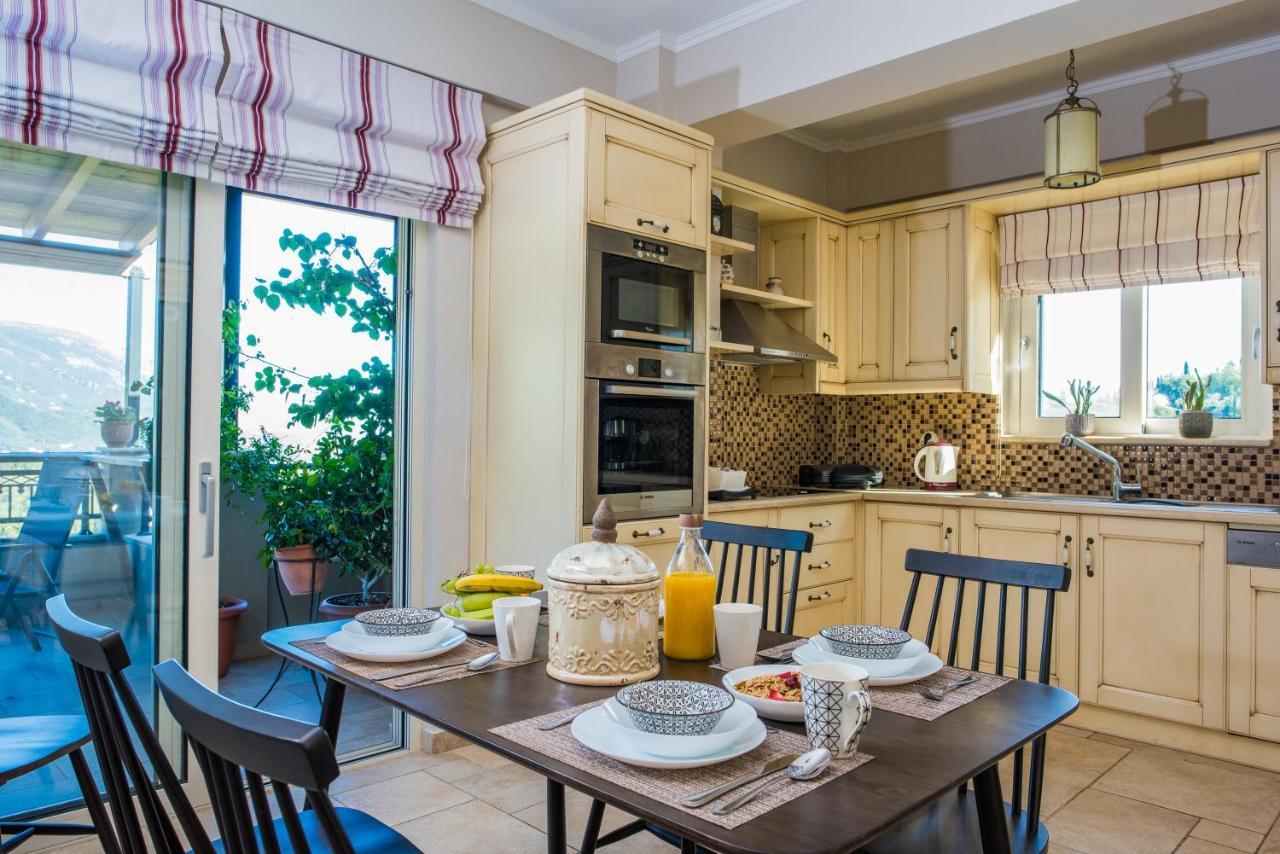 Ionian Sea View Villa By Whitedreamvillas Kato Korakiana المظهر الخارجي الصورة